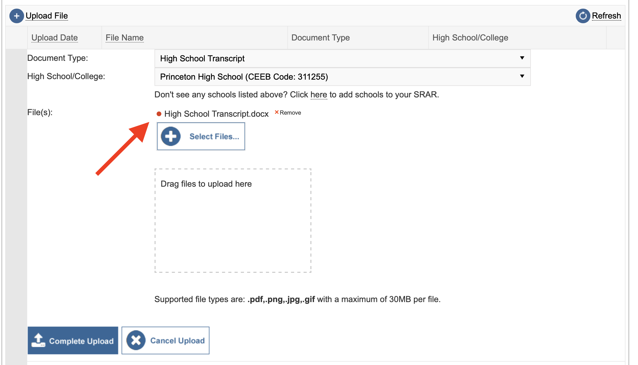 how-do-i-upload-documents-to-my-srar-support-center